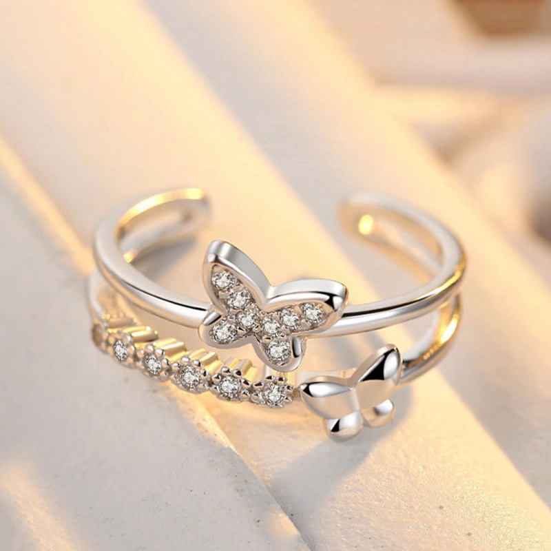 Product image KAHASIL - Cincin Titanium Wanita Anti Karat dan Luntur KH014 all variant ROSE GOLD